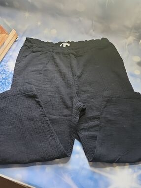 Madewell Black Cropped Pants 100% Cotton